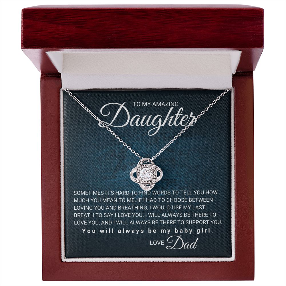 To My Daughter - Always Be My Baby Girl (ETSY)