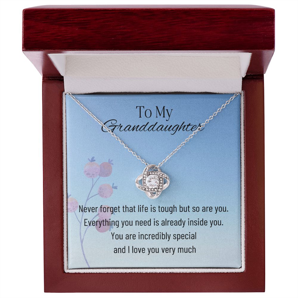 To My Granddaughter-Life is Tough But So Are You