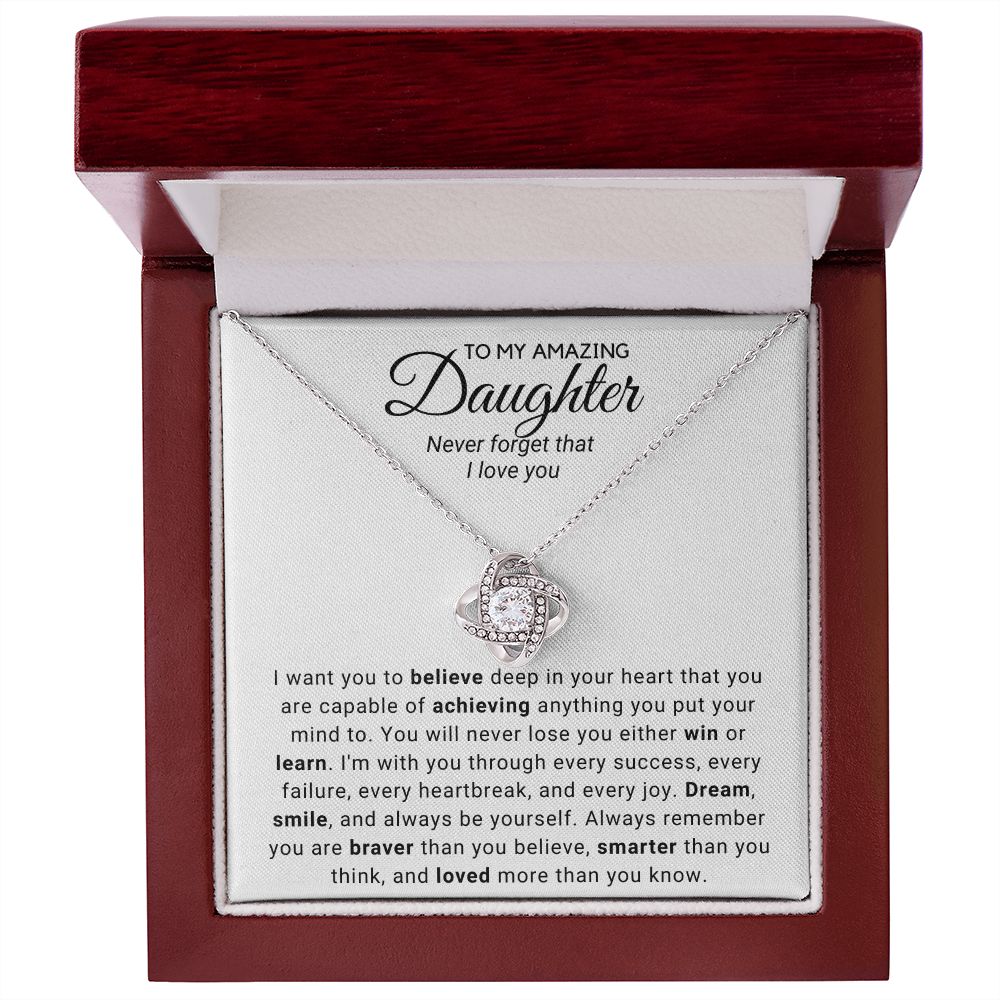 To My Daughter - I Am With You Through Every Success