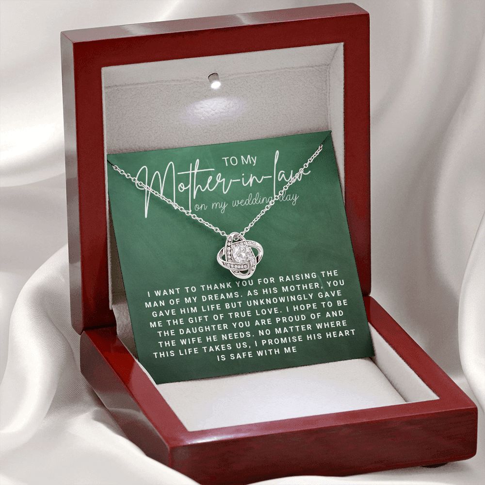To my mother in law on my wedding day(ETSY)