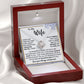 To My Wife - I Am Not Perfect (ETSY)
