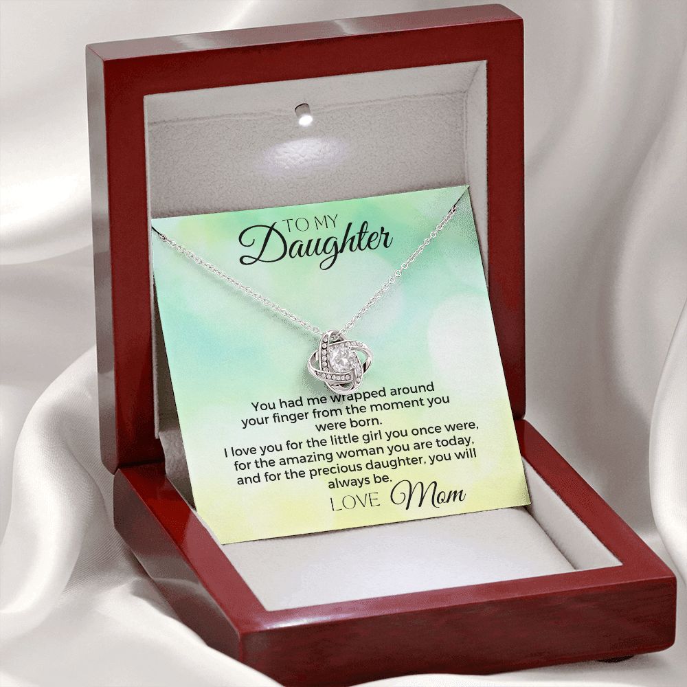 To My Daughter - Wrapped Around Your Finger from Mom(Etsy)