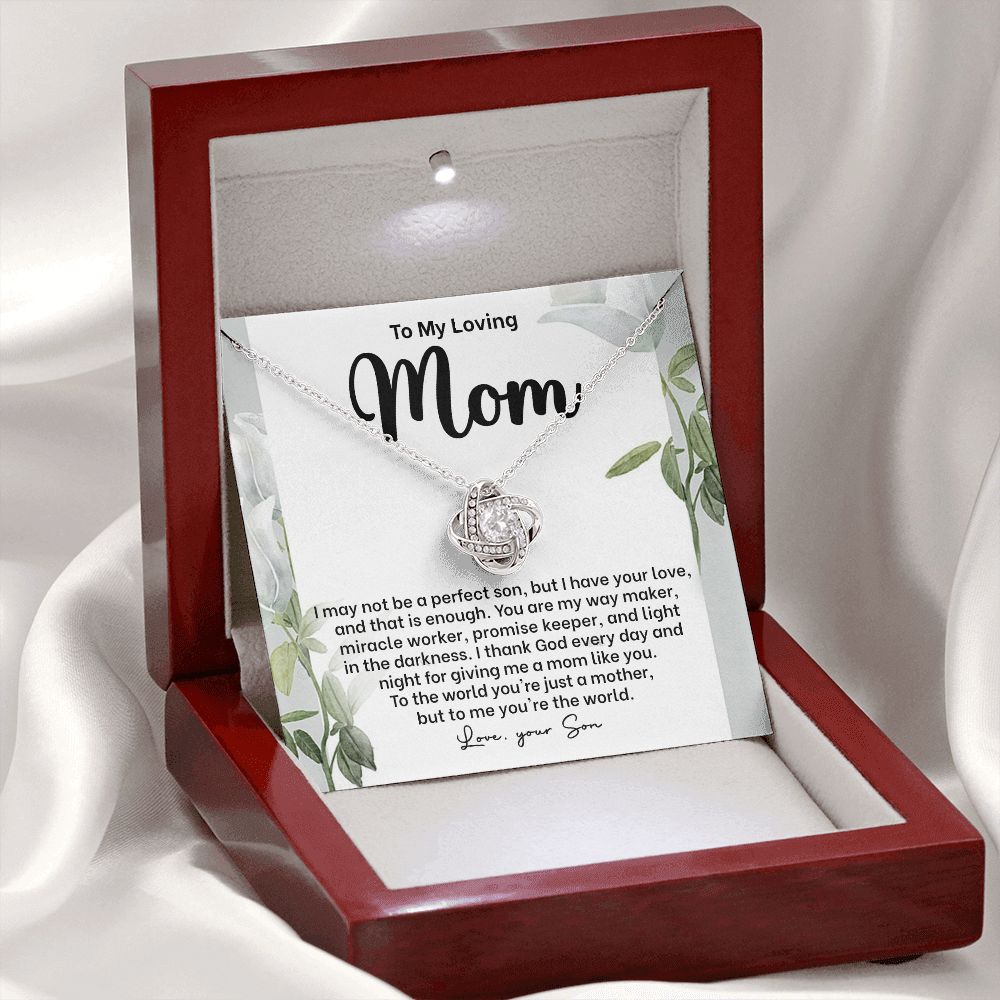 To My Mom - I Am Not a Perfect Son (ETSY)