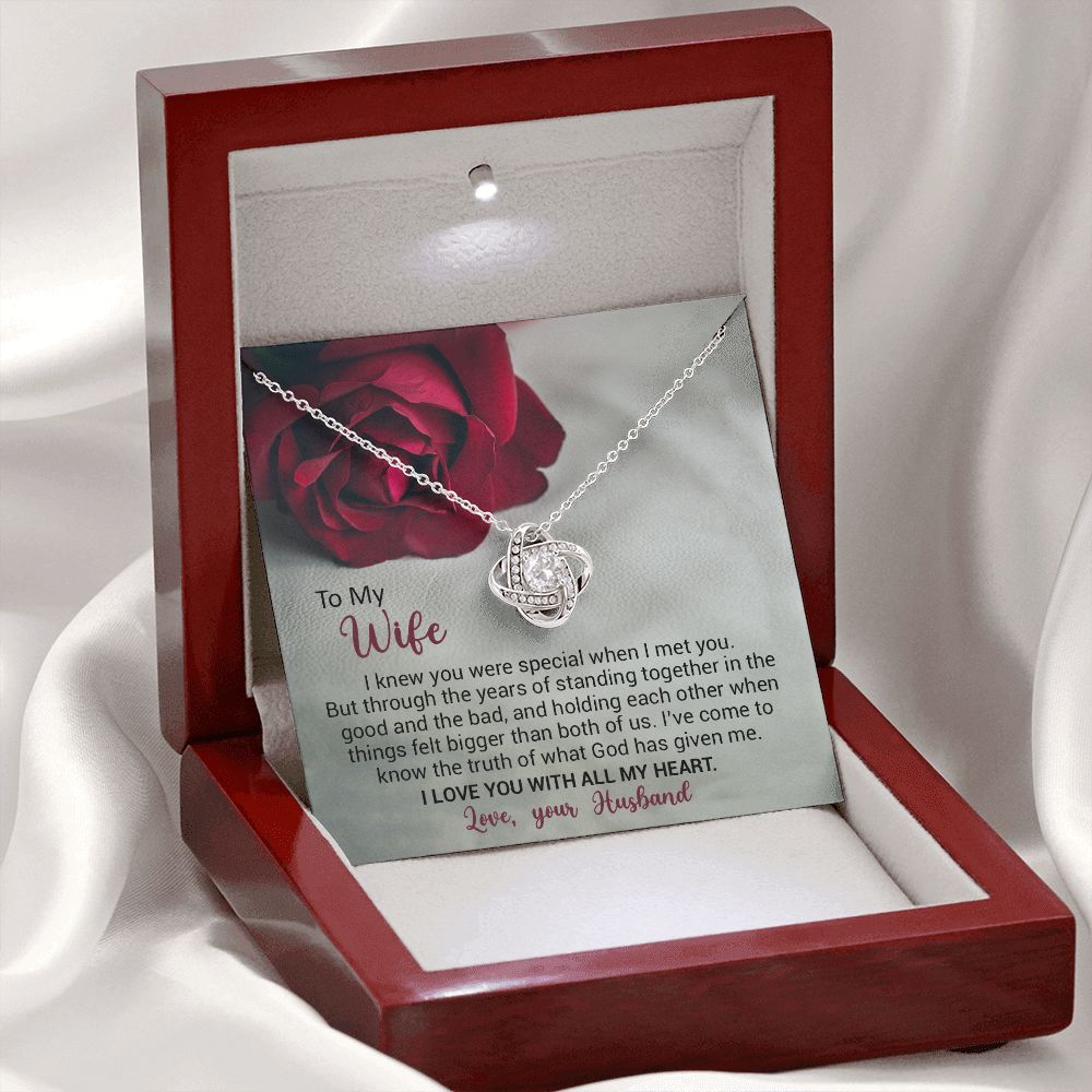 To My Wife - I Knew You Were Special When I Met You