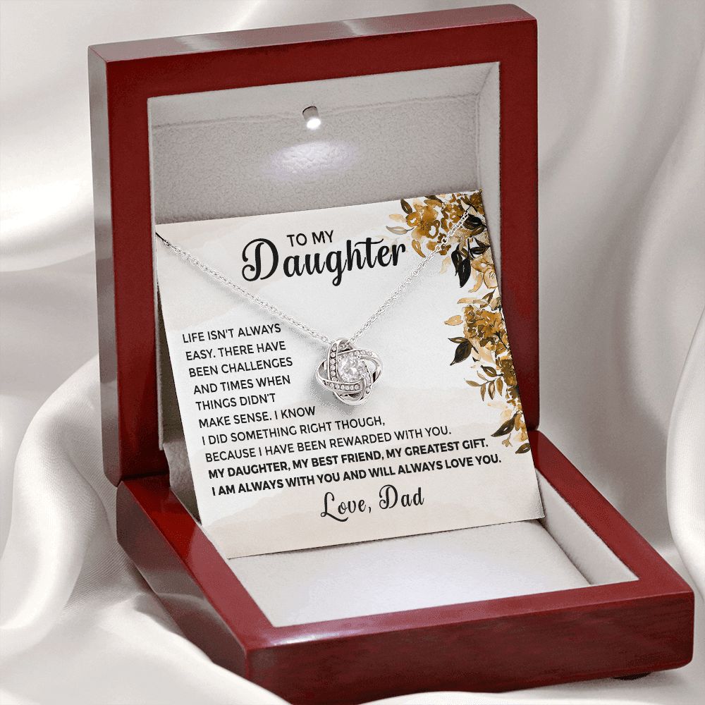 To My Daughter From Dad - Life Isn't Always Easy (ETSY)