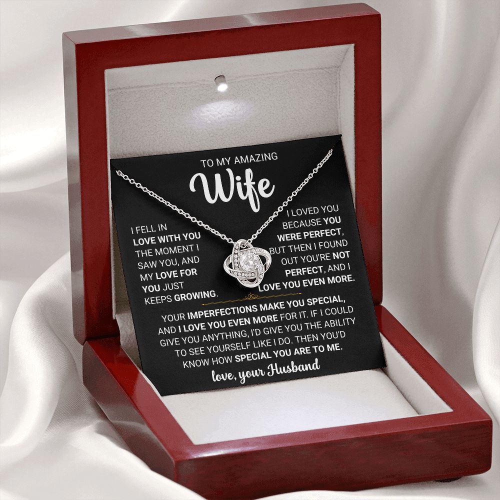 To My Wife_Imperfections Make You Special (ETSY)