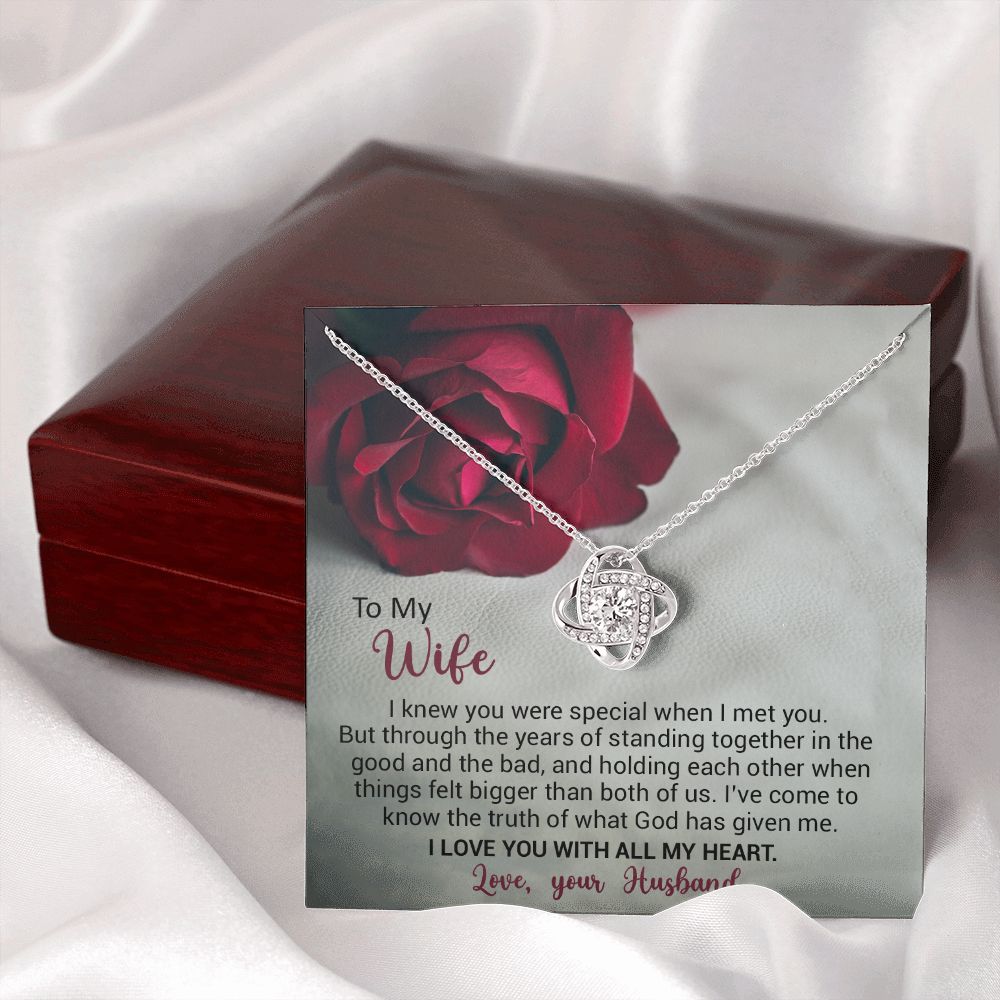To My Wife - I Knew You Were Special When I Met You