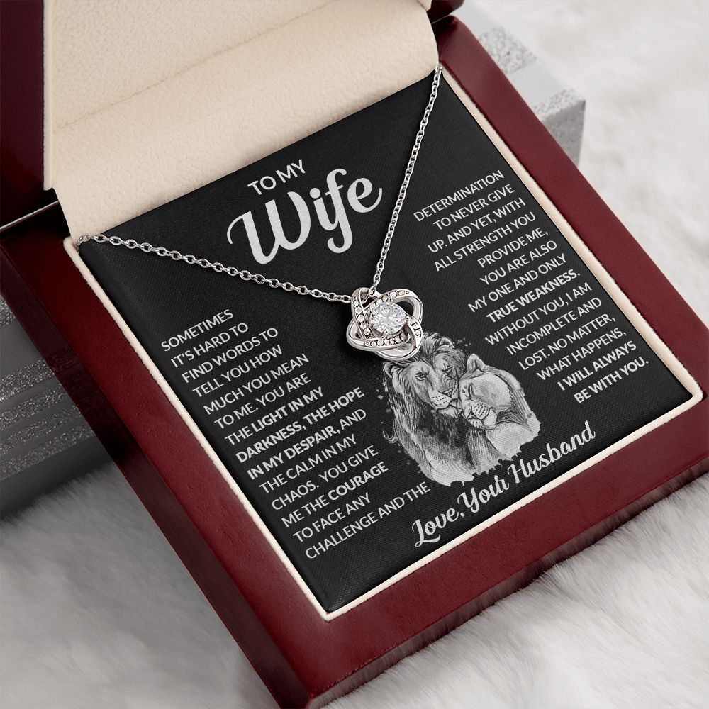 [ALMOST SOLD OUT] To My Wife "Calm in My Chaos" Necklace