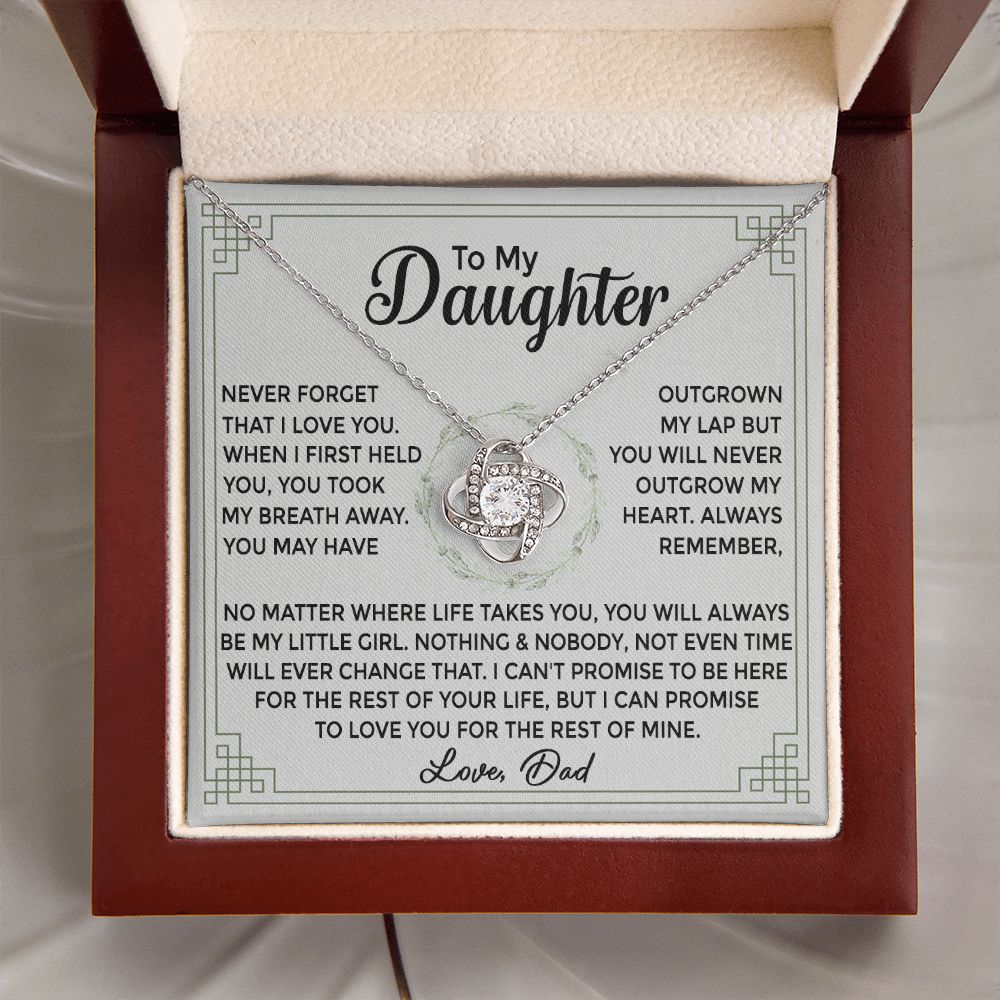 To My Daughter - From Dad Promise to Love You