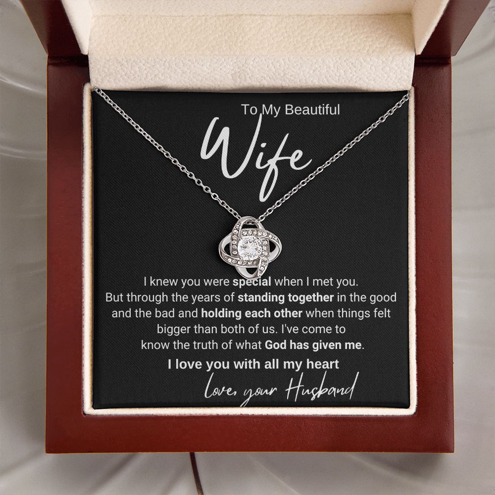 To My Wife - I Knew You Were Special When I Met You