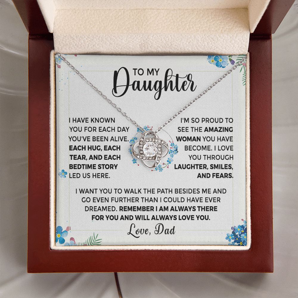To My Daughter - From Dad Laughter Smiles and Fears
