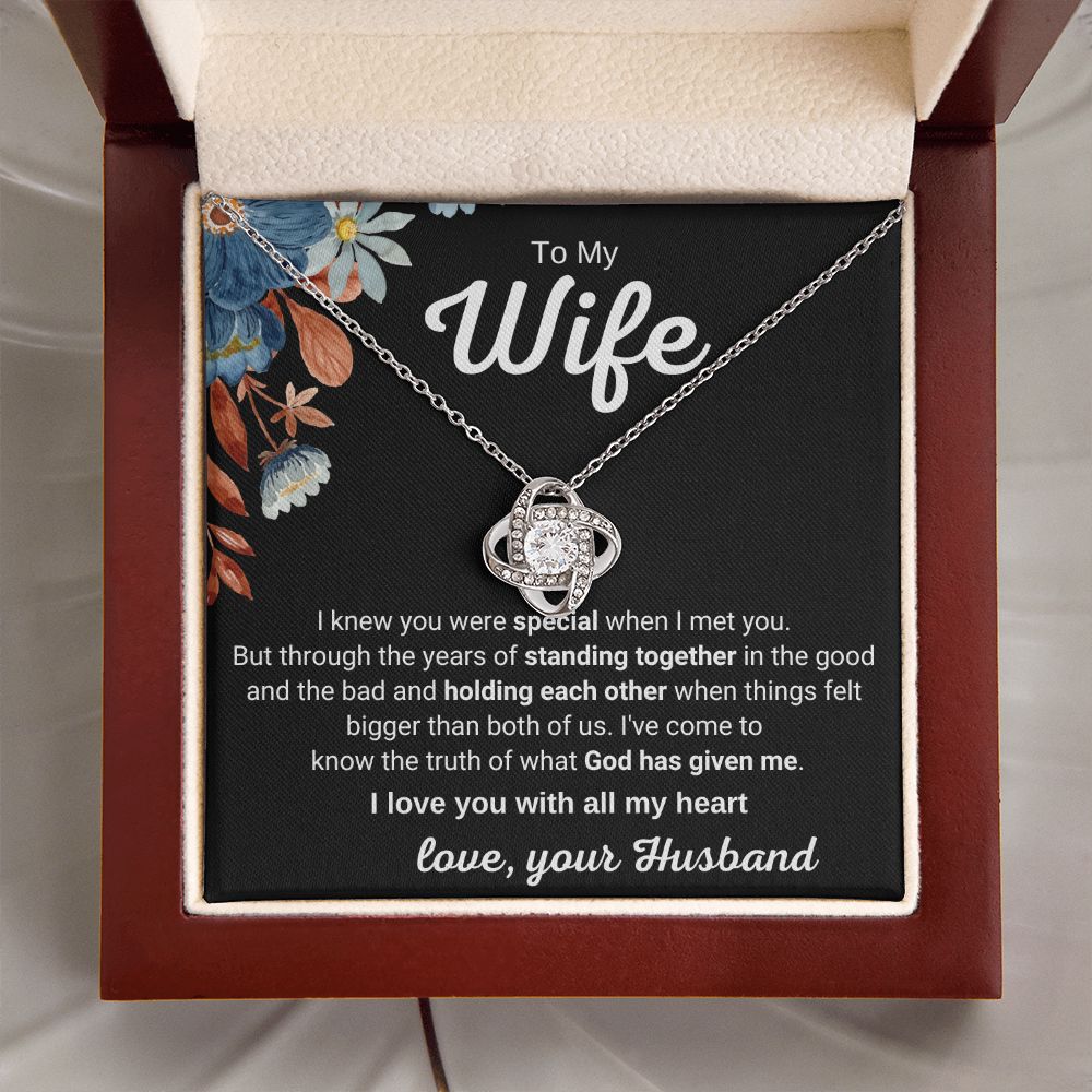 To My Wife - I Knew You Were Special When I Met You
