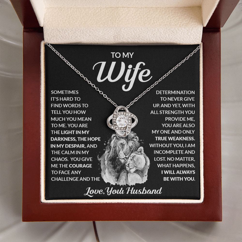 [ALMOST SOLD OUT] To My Wife "Calm in My Chaos" Necklace