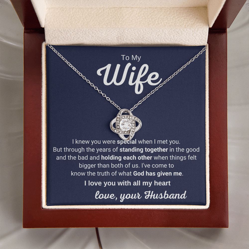 To My Wife - I Knew You Were Special When I Met You