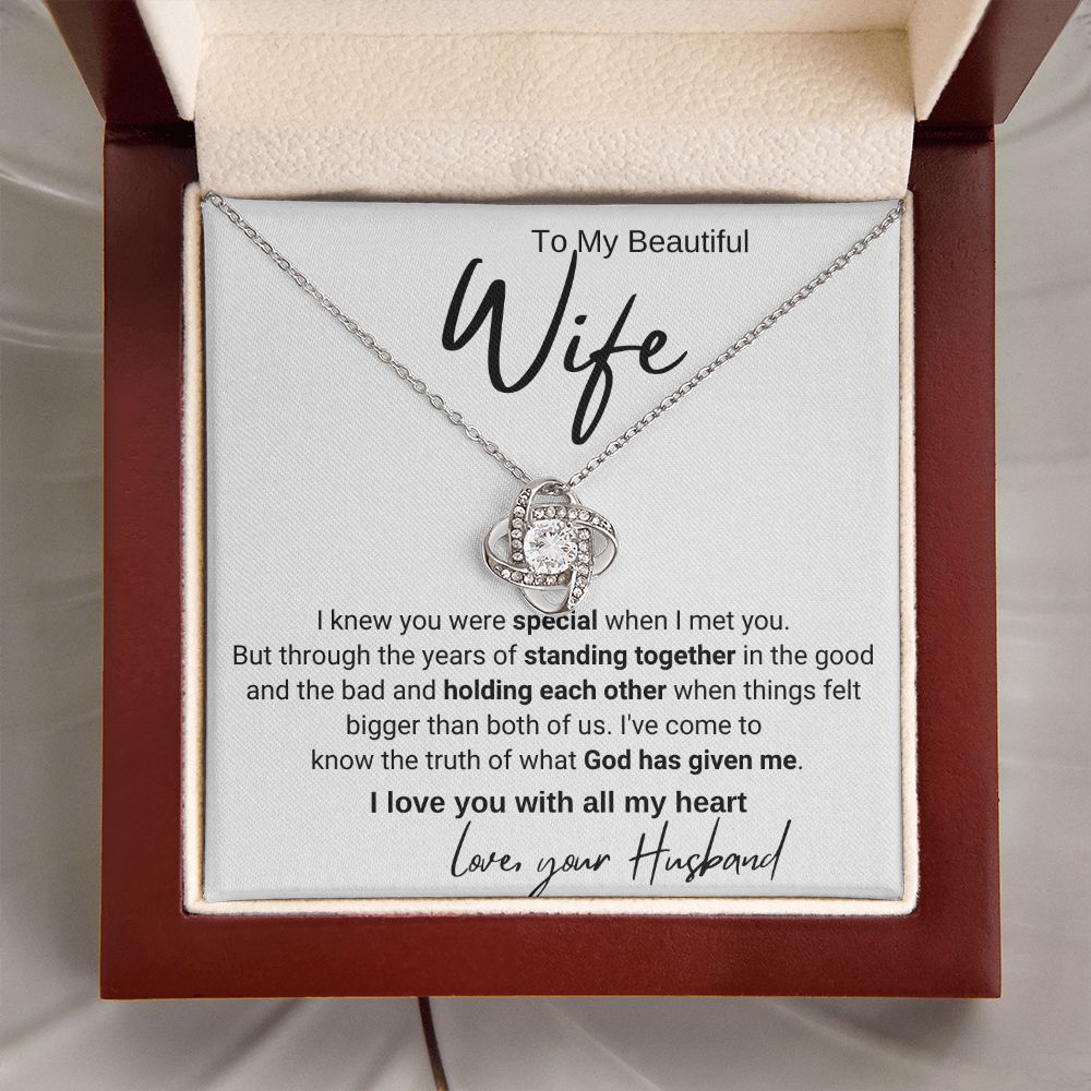 To My Wife - I Knew You Were Special When I Met You