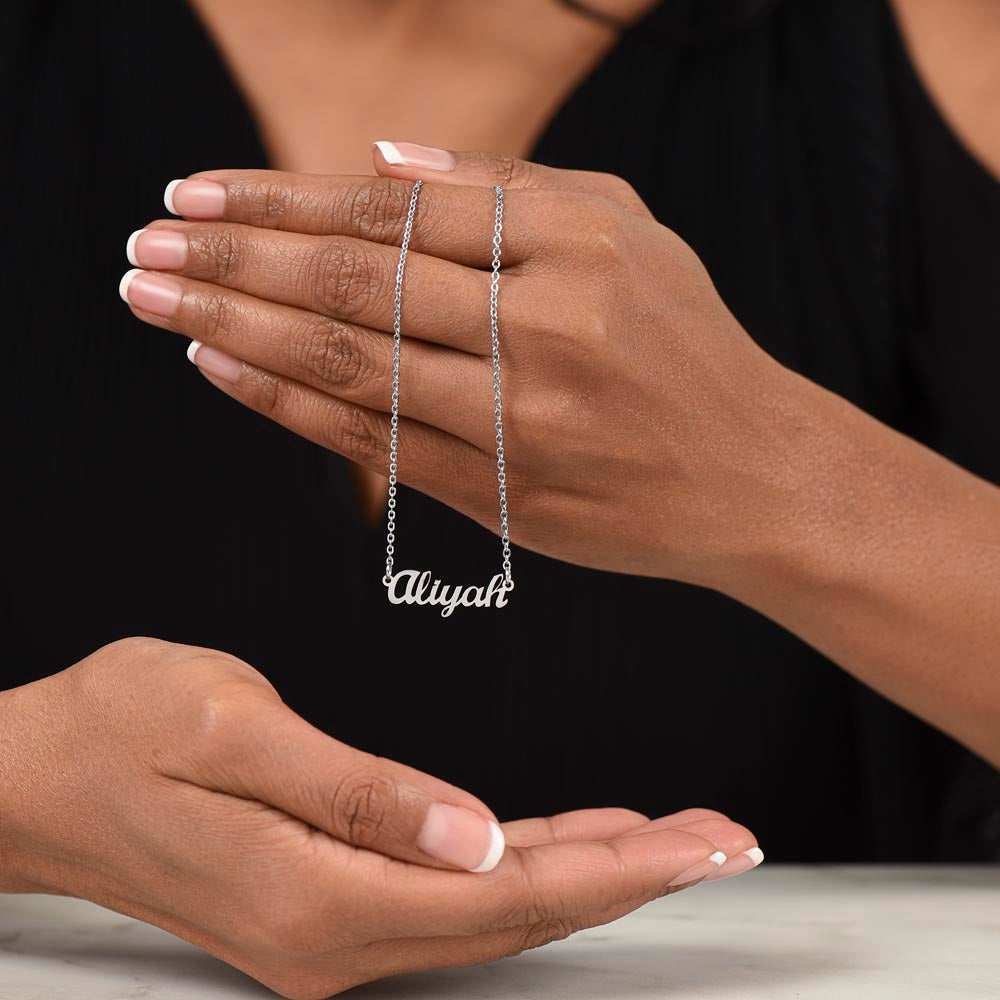 To My Daughter - Amazing Woman You are Today_Personalized Name Necklace