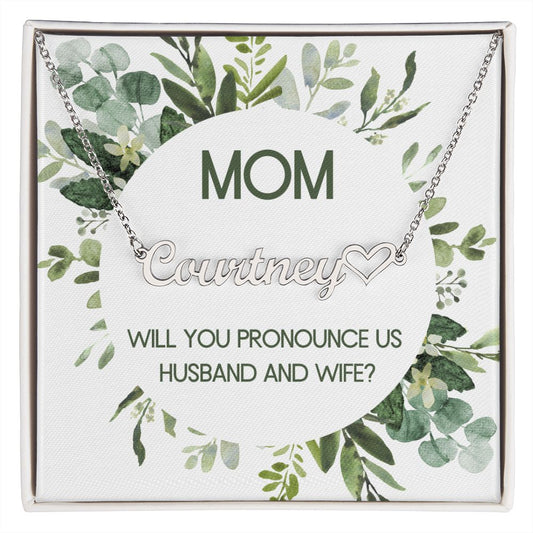 Mom_will you pronounce us husband and wife(ETSY)