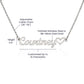 Name Necklace with heart_ETSY TEMPLATE