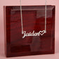 Name Necklace with heart_ETSY TEMPLATE