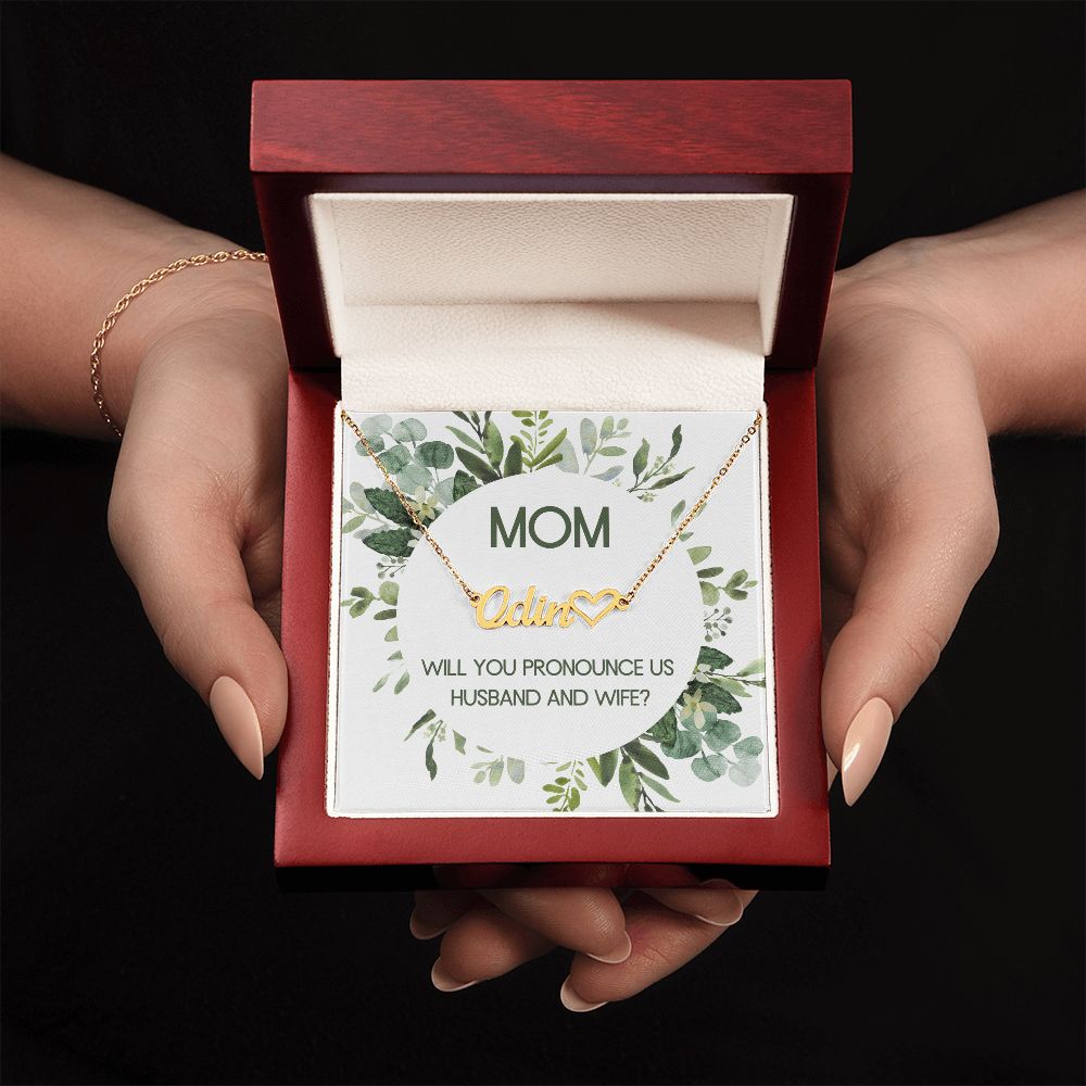 Mom_will you pronounce us husband and wife(ETSY)