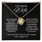 Gift for Wife, Birthday Gift Necklace for Wife, To My Wife Necklace, 30th Birthday Gift, Wife Birthday Gift, Birthday Necklace Wife Birthday