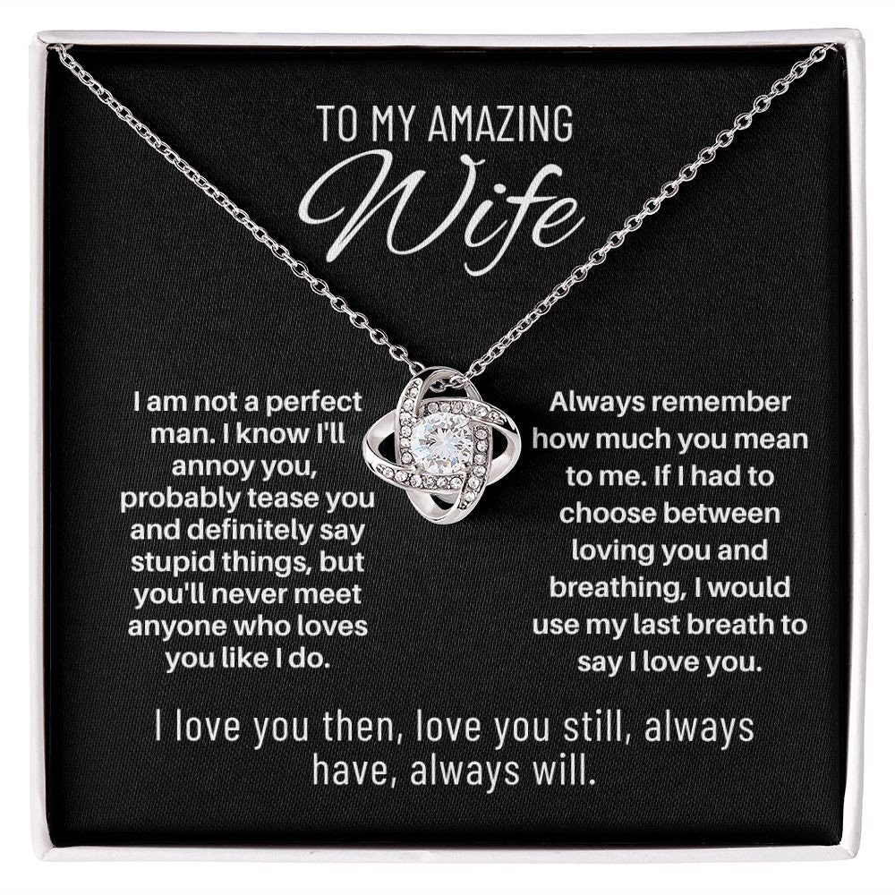 Gift for Wife, Birthday Gift Necklace for Wife, To My Wife Necklace, 30th Birthday Gift, Wife Birthday Gift, Birthday Necklace Wife Birthday