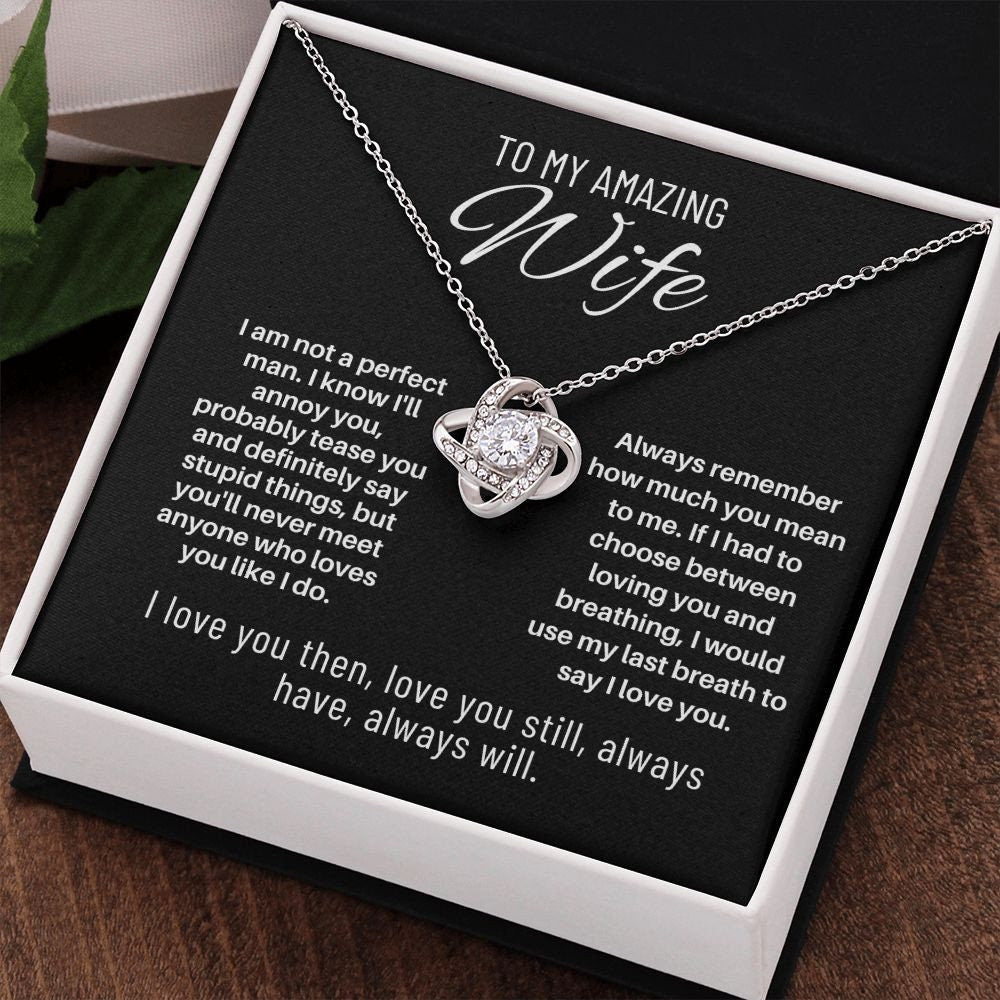 Gift for Wife, Birthday Gift Necklace for Wife, To My Wife Necklace, 30th Birthday Gift, Wife Birthday Gift, Birthday Necklace Wife Birthday